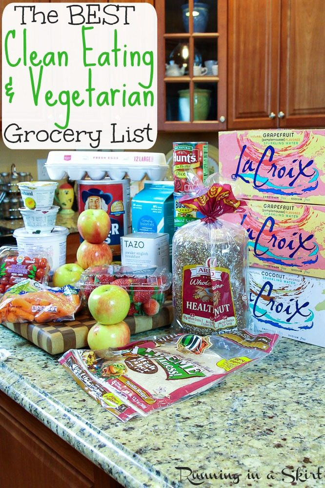 Vegetarian Clean Eating
 The Best Ve arian Clean Eating Grocery List