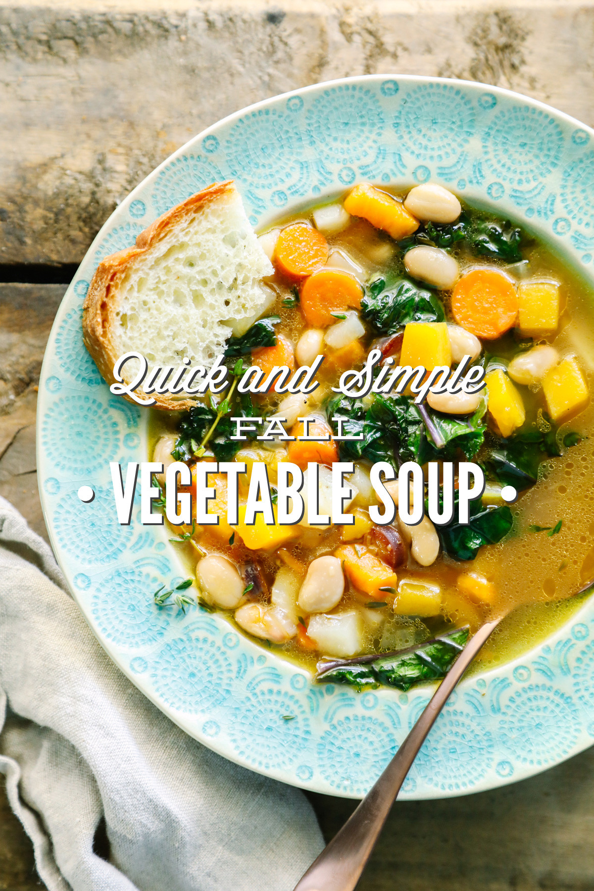 Vegetarian Fall Soup Recipes
 Quick and Simple Fall Ve able Soup Live Simply