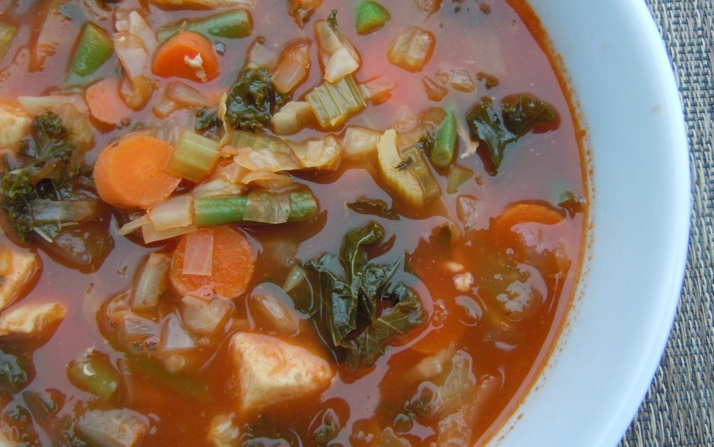 Vegetarian Fall Soup Recipes
 Fall Ve able Soup with Black Eyed Peas and Grilled