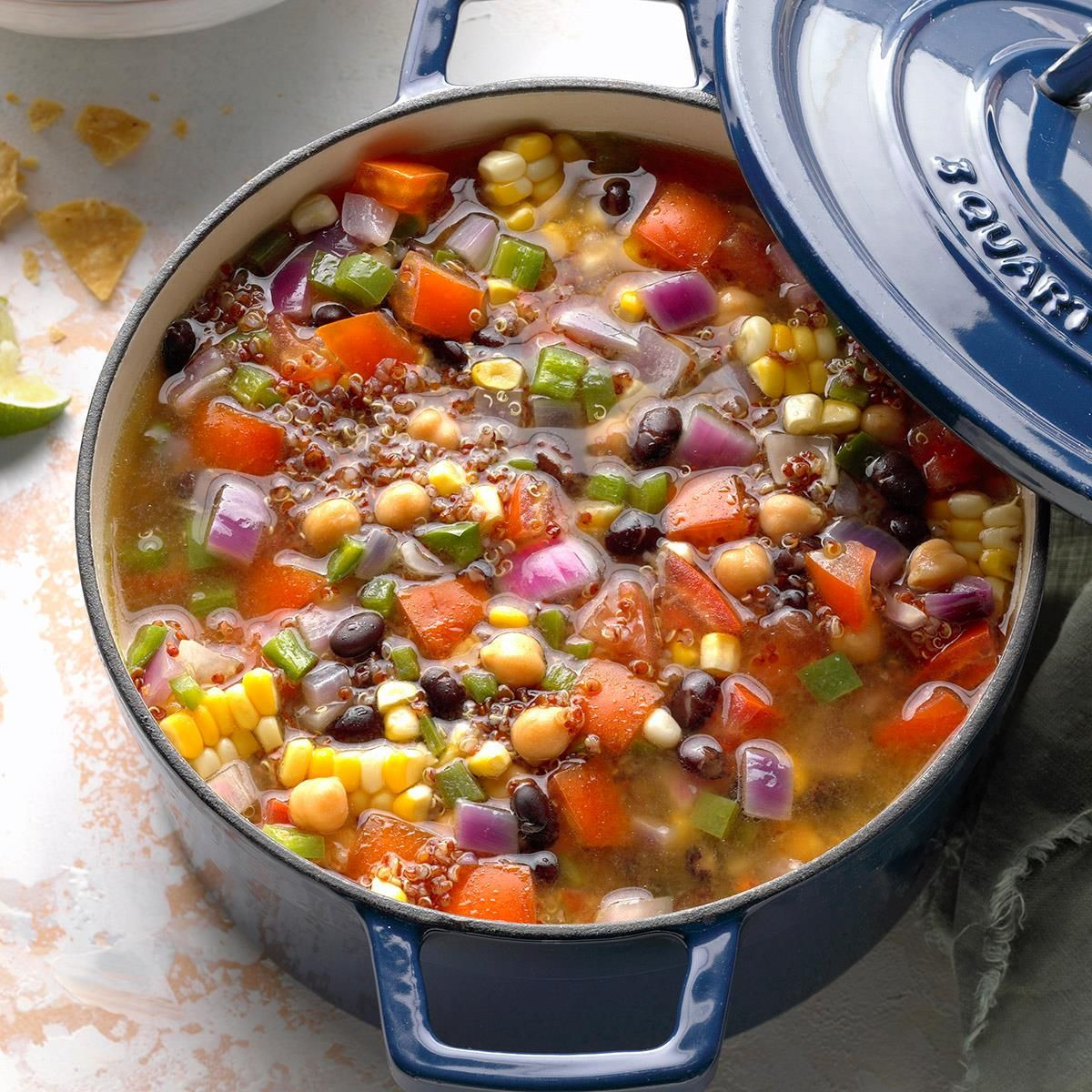 Vegetarian Fall Soup Recipes
 Chickpea Tortilla Soup Recipe