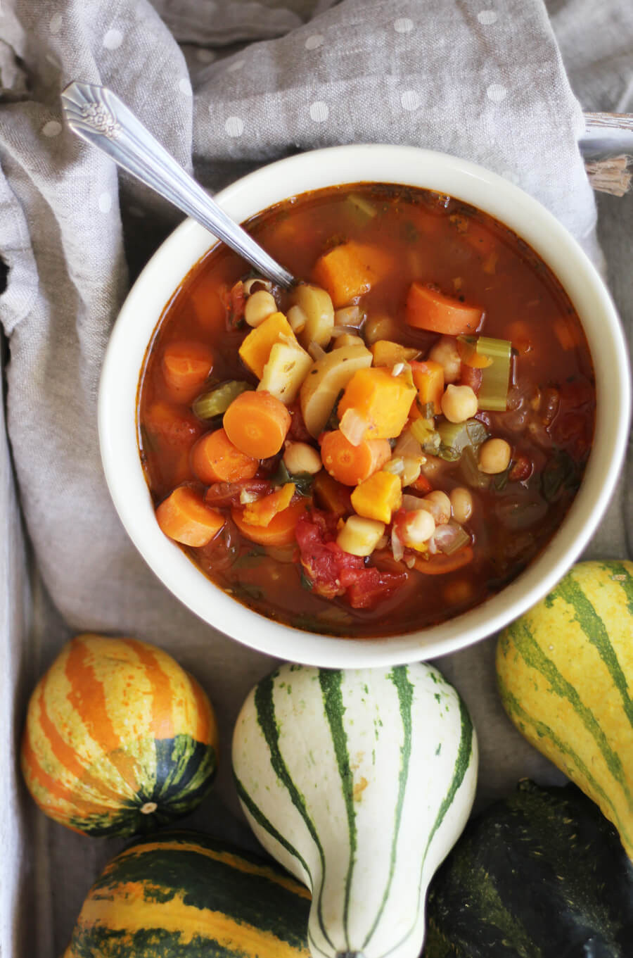 Vegetarian Fall Soup Recipes
 Fall Harvest Homemade Ve able Soup
