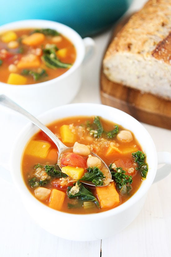 Vegetarian Fall Soup Recipes
 Fall Ve able Quinoa Soup Recipe