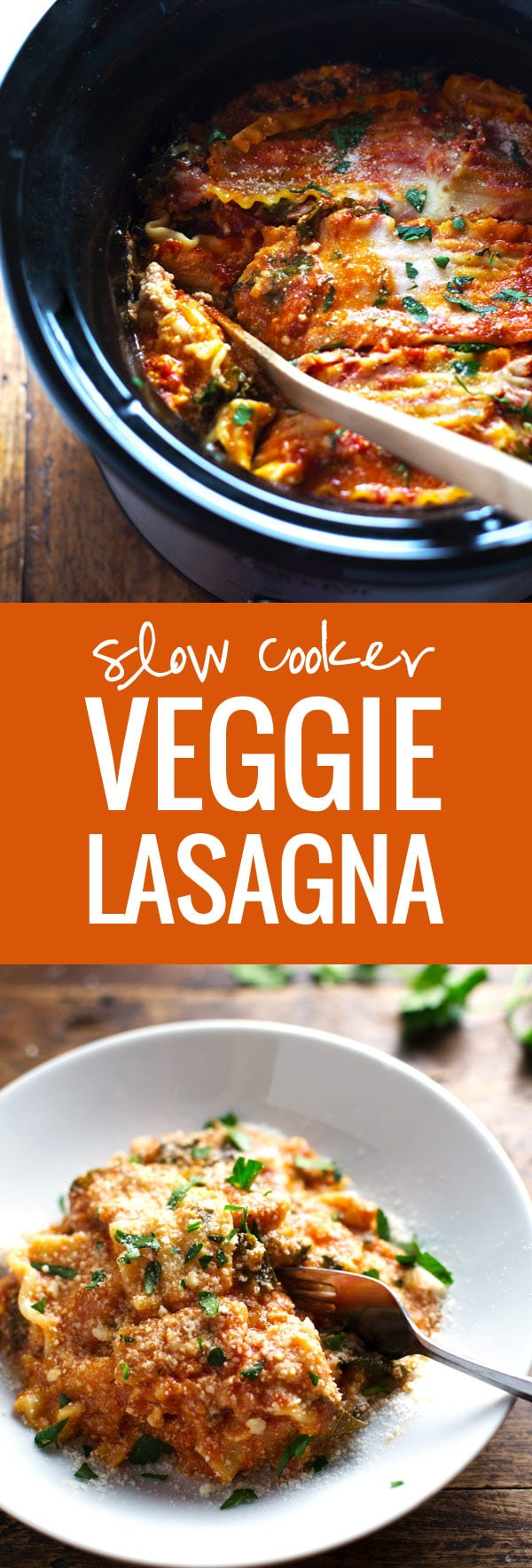 Vegetarian Lasagna Crockpot
 Super Easy Skinny Veggie Crockpot Lasagna Recipe Pinch