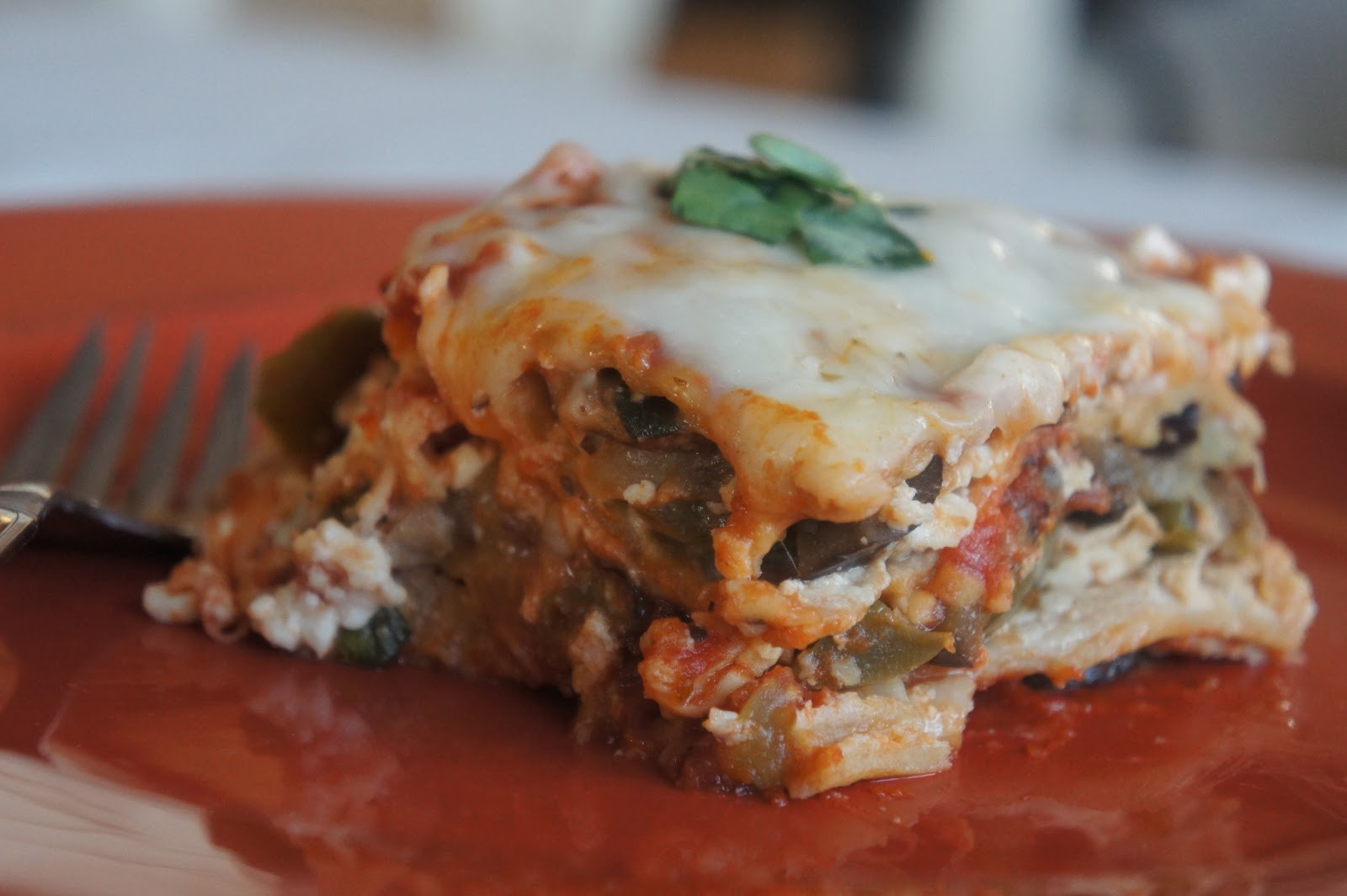 Vegetarian Lasagna Crockpot
 V is for Ve able Lasagna in the Slow Cooker guest post