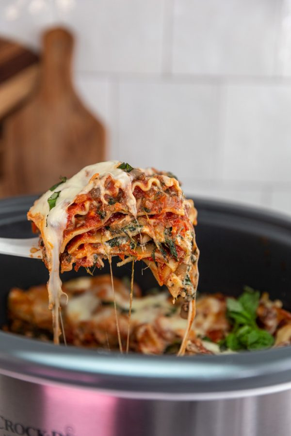 Vegetarian Lasagna Crockpot
 Ve arian Crockpot Lasagna