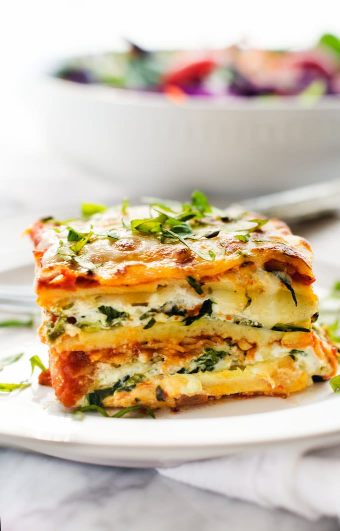 Vegetarian Lasagne Recipes
 Easy Ve able Lasagna Recipe Gluten Free Wendy Polisi