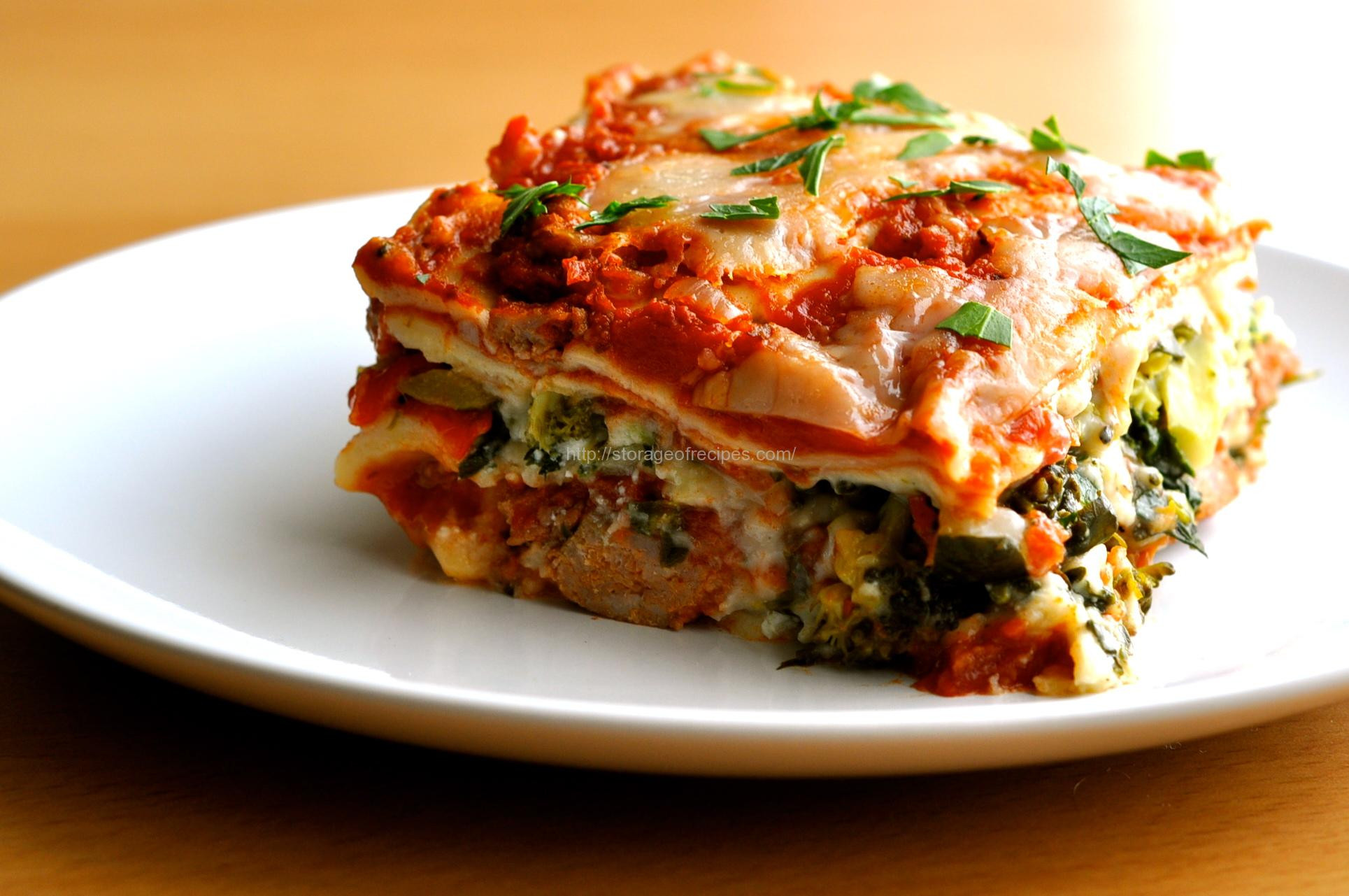 Vegetarian Lasagne Recipes
 Ve able lasagna Cooking Recipe