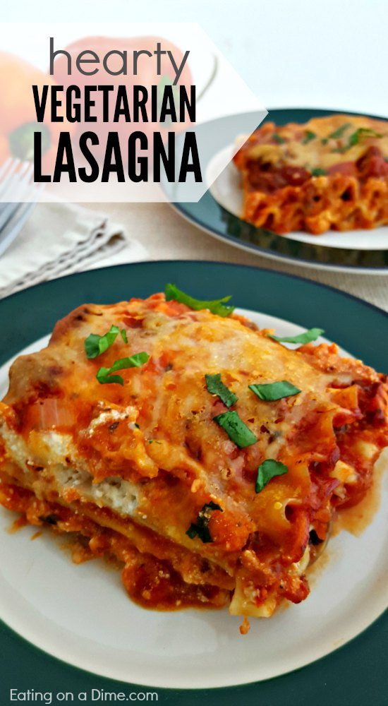 Vegetarian Lasagne Recipes
 Easy Ve arian Lasagna Recipe Meatless Lasagna Everyone