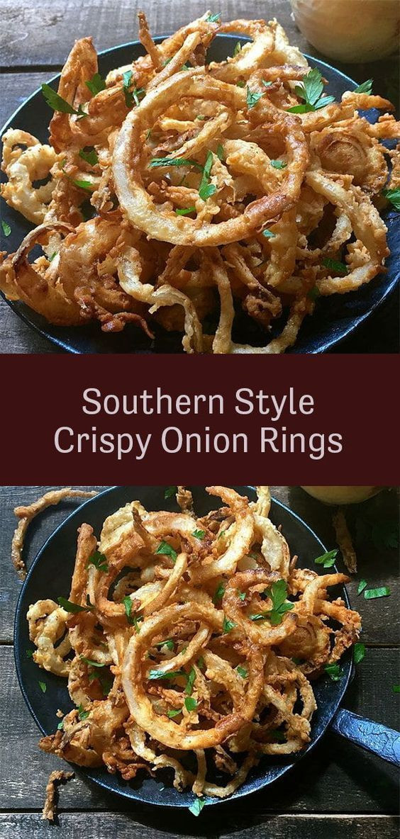 Vegetarian Onion Rings
 Southern Style Crispy ion Rings Recipe