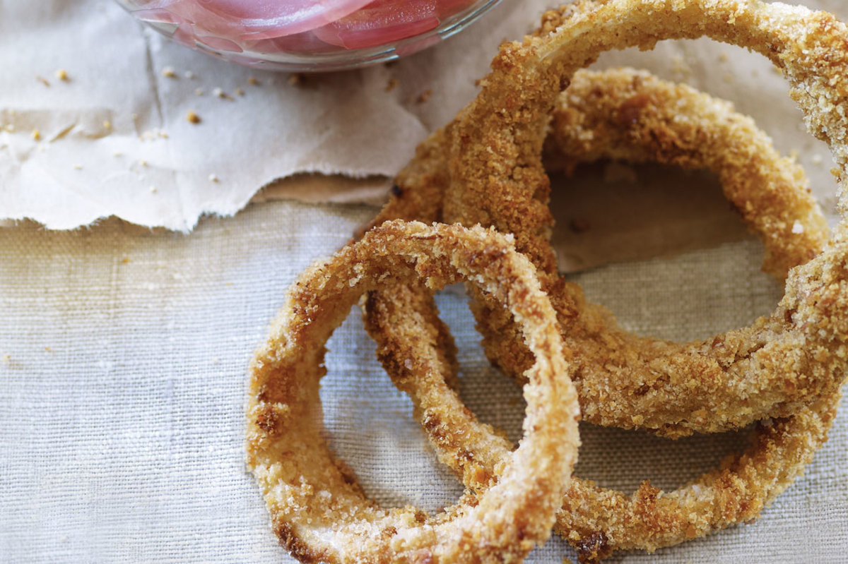 Vegetarian Onion Rings
 Baked ion Rings Recipe Ve arian Times