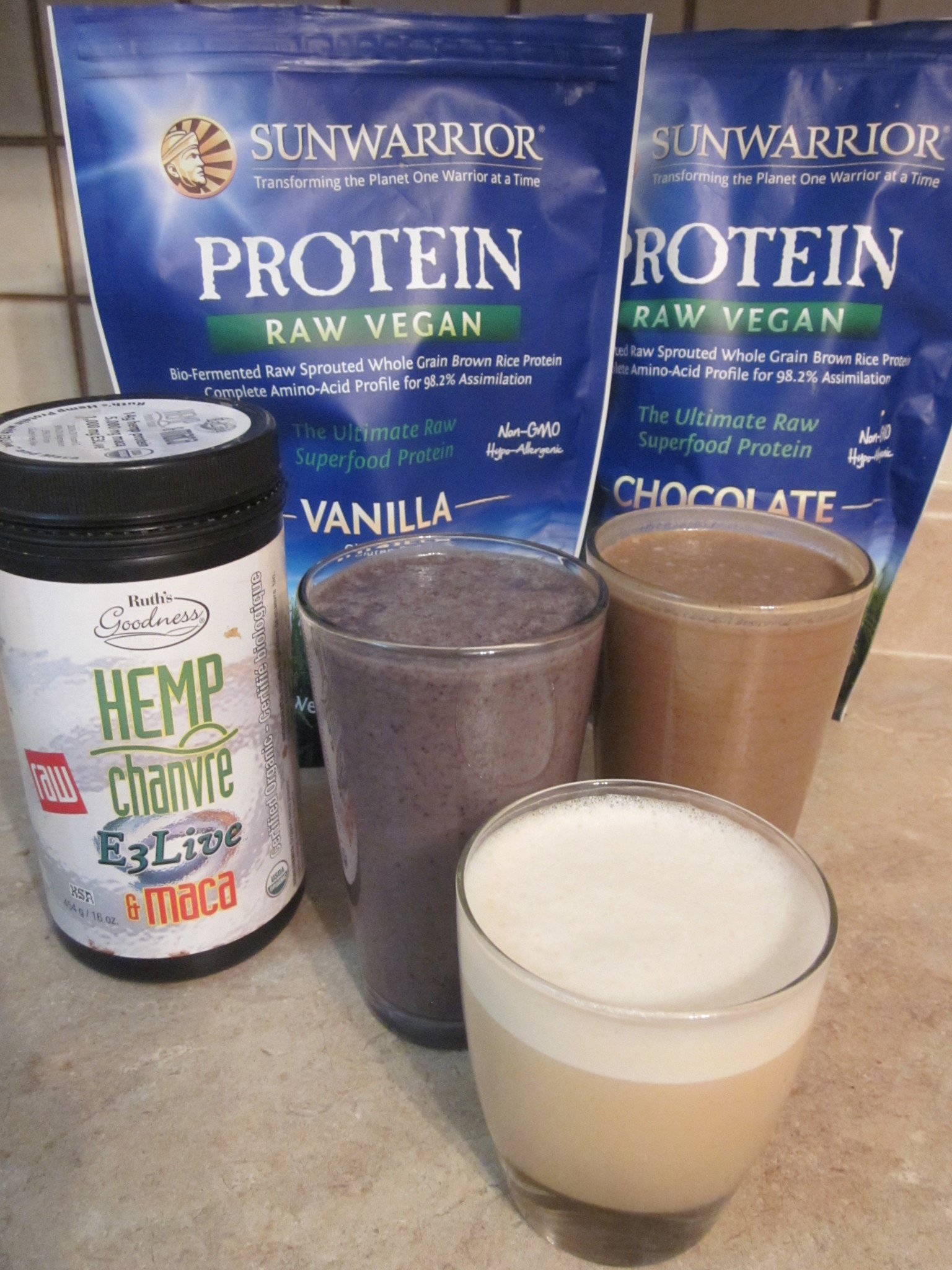 Vegetarian Protein Shake Recipe
 Vegan Protein Shakes with Hemp Protein and SunWarrior – 4