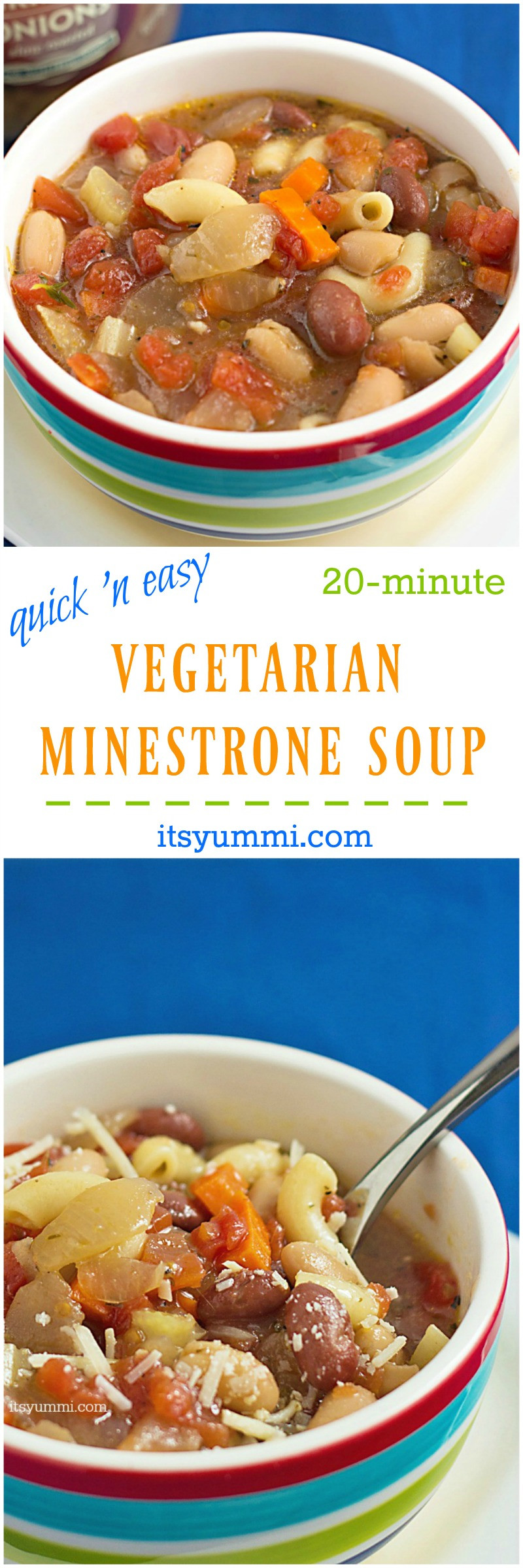 Vegetarian Soup Recipes Easy
 Easy Ve arian Minestrone Soup ⋆ Its Yummi
