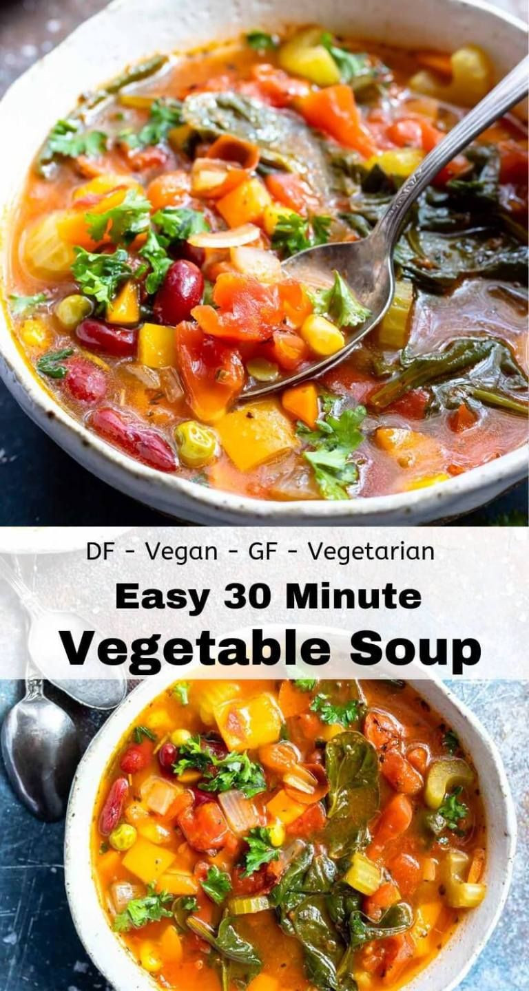 Vegetarian Soup Recipes Easy
 This Easy Ve able Soup Recipe is great for a healthy