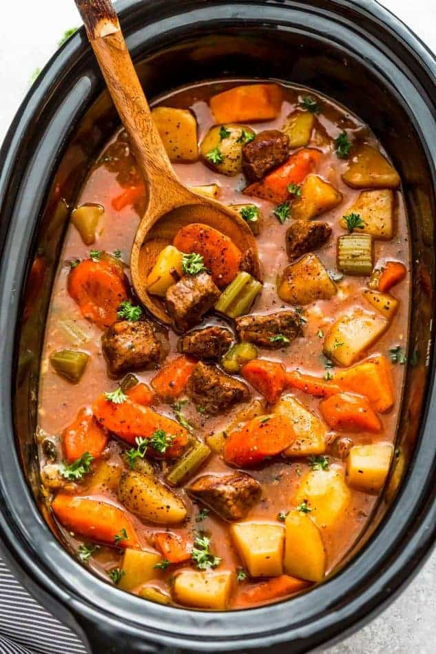 Venison Stew Slow Cooker Recipe
 Easy Old Fashioned Beef Stew Recipe Made in the Slow Cooker