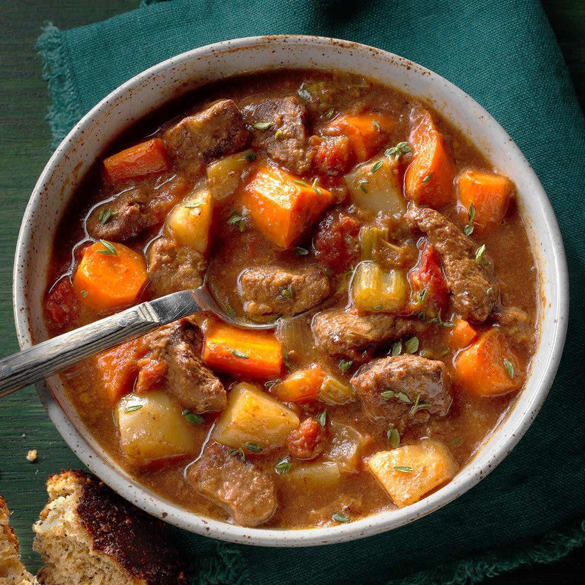 Venison Stew Slow Cooker Recipe
 Slow Cooker Beef Stew Recipe