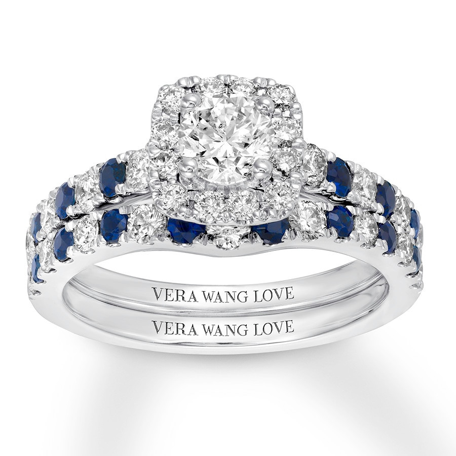 Vera Wang Wedding Ring Sets
 Vera Wang LOVE 1 1 5 ct tw Diamonds 14K Gold Bridal Set