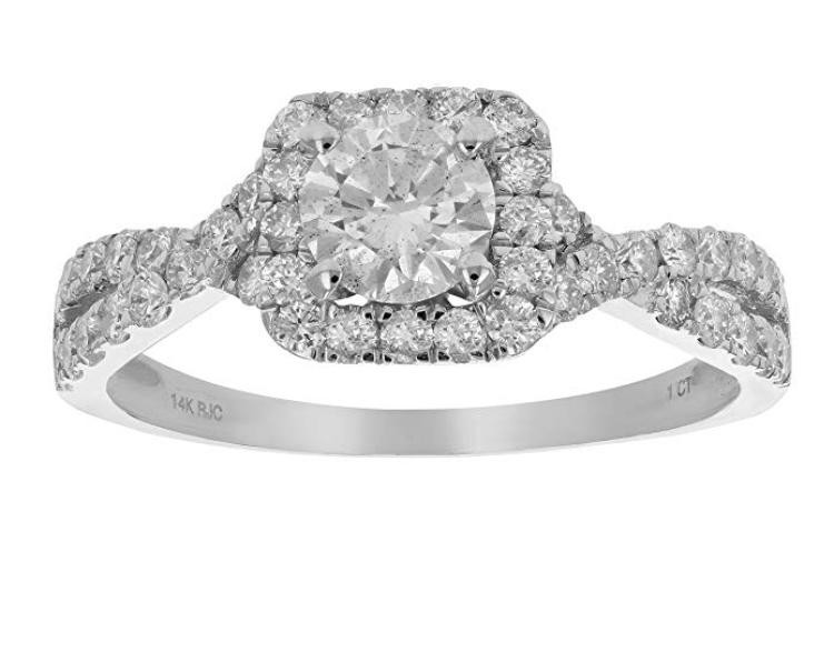 Vera Wang Wedding Ring Sets
 Zales Vera Wang Love Collection Round Diamond Wedding