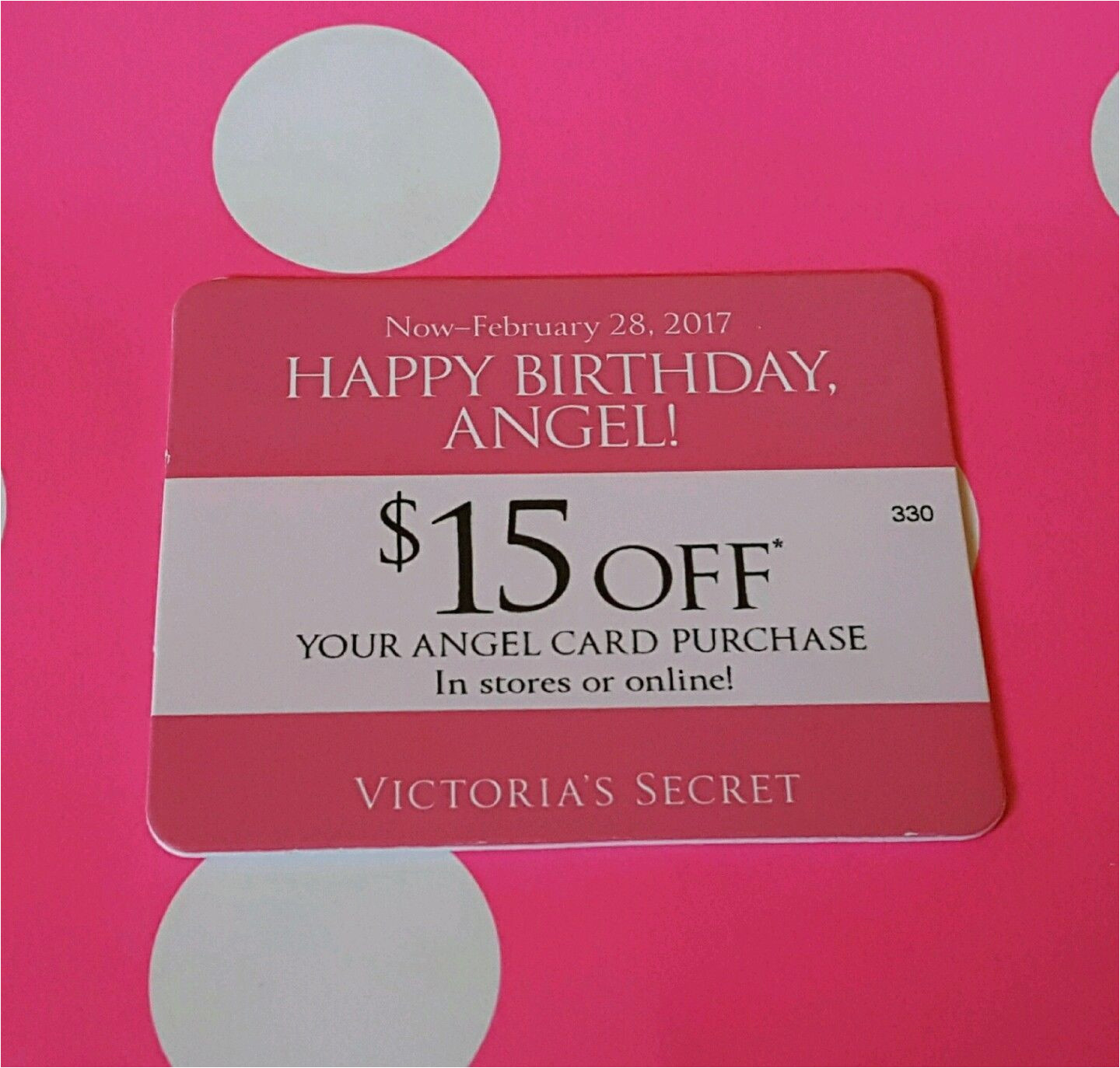 Victoria Secret Birthday Gift
 Victoria S Secret Angel Card Birthday Gift