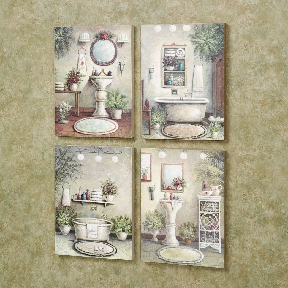 Vintage Bathroom Wall Decor
 2020 Latest Vintage Bath Framed Art Prints Set 3