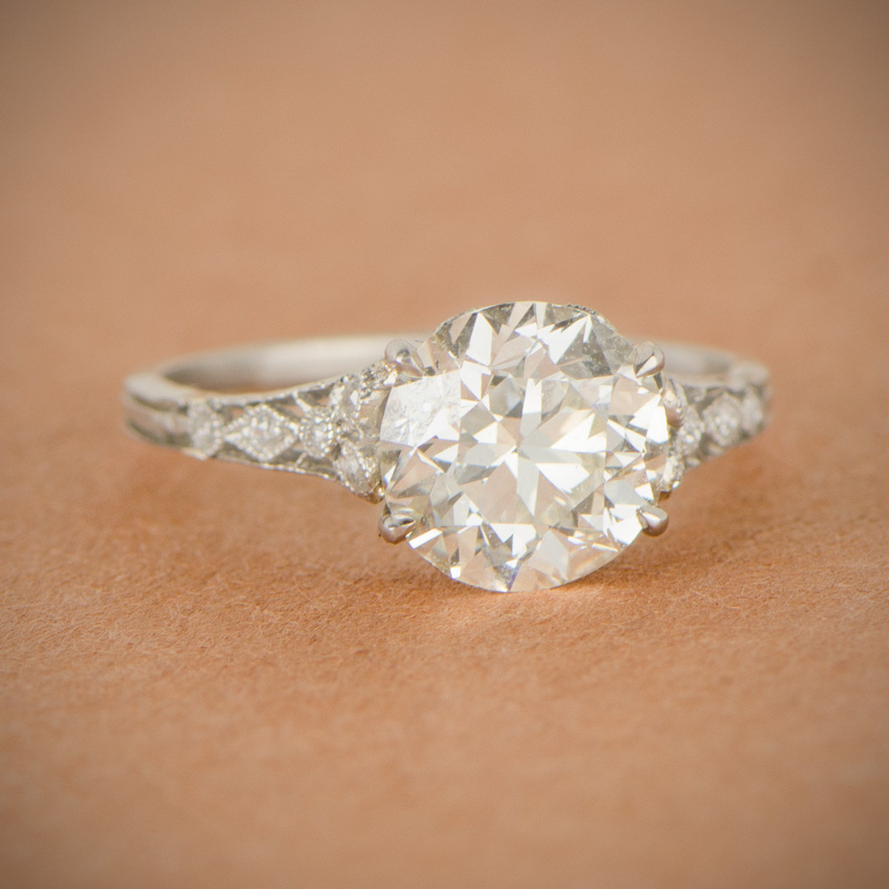 Vintage Diamond Engagement Ring
 ESTATE DIAMOND JEWELRY SAYING I DO TO ANTIQUE AND VINTAGE