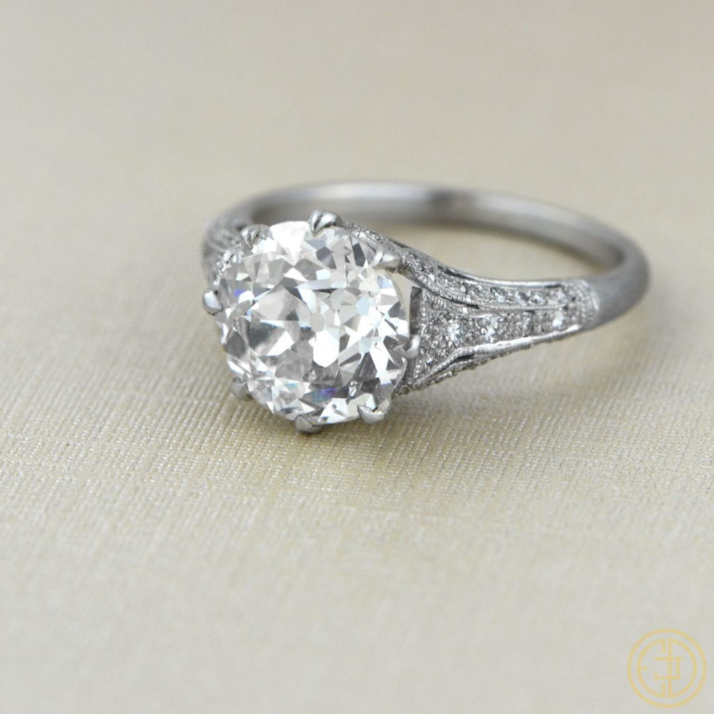 Vintage Diamond Engagement Ring
 Cushion Cut Diamond Rings & More Vintage Treasures