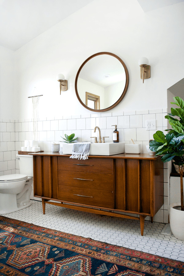 Vintage Style Bathroom Vanity
 Modern Vintage Bathroom Reveal