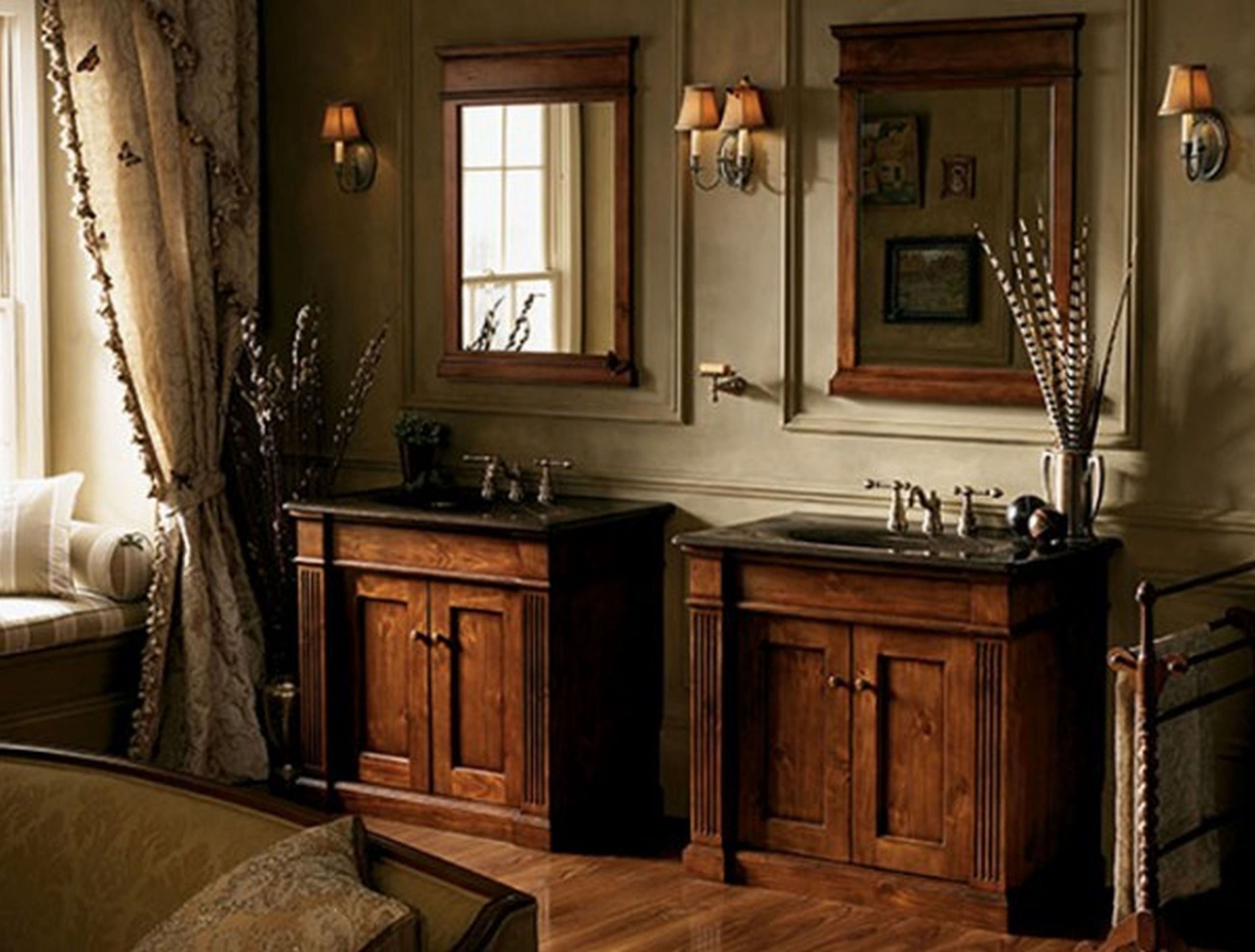 Vintage Style Bathroom Vanity
 Updating With Antique Bathroom Vanity Interior Design