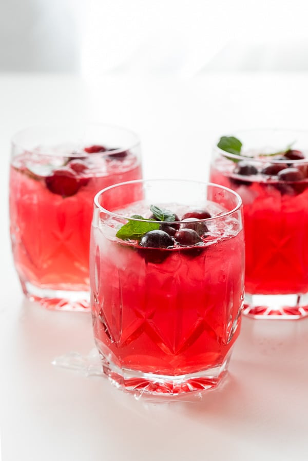 Vodka Holiday Drinks
 Sparkling Cranberry Vodka Punch