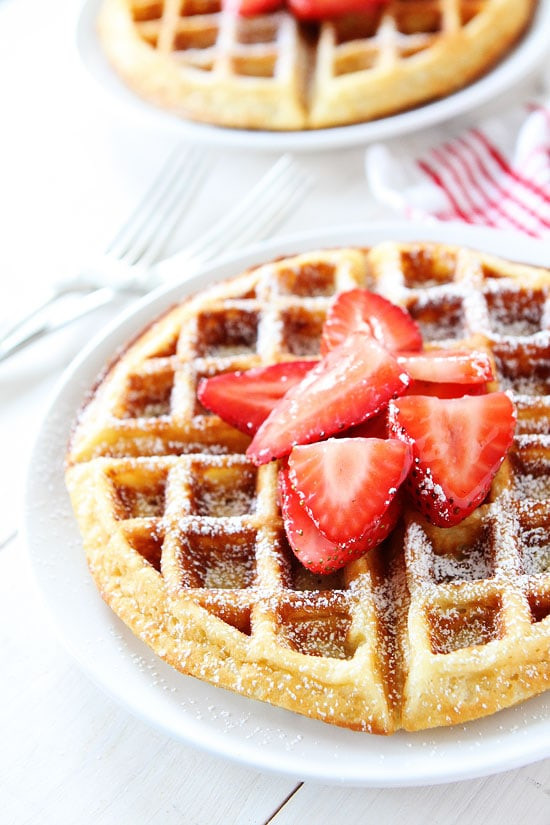Waffles For Two
 Yeasted Belgian Waffle Recipe