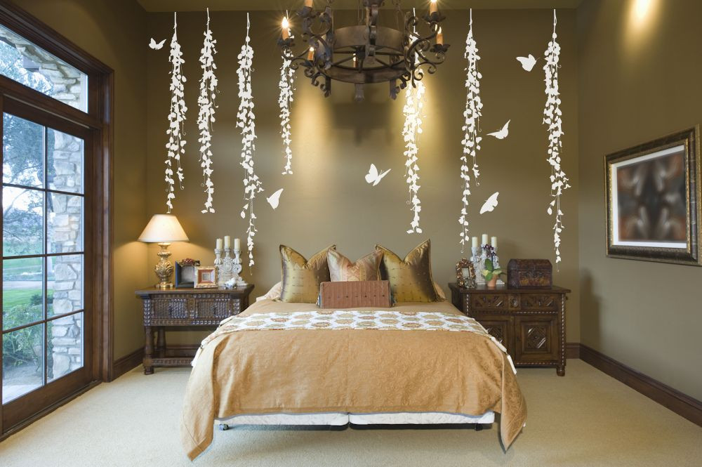 Wall Art Decals For Bedroom
 Hanging Vines Decorative Wall Decals Removable Amandas