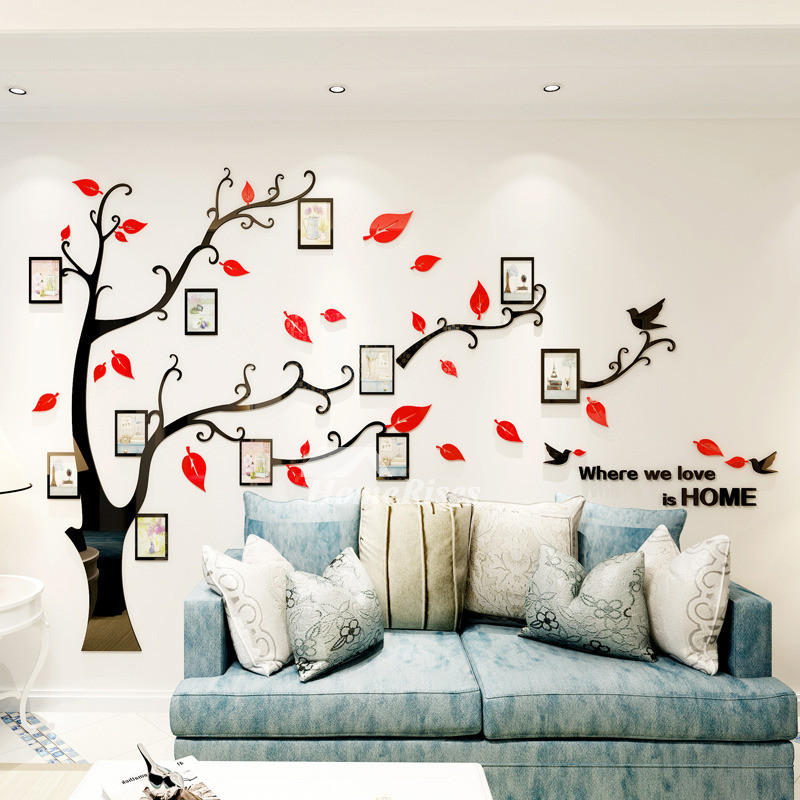 Wall Art Decals For Bedroom
 Removable Wall Decals For Bedroom Acrylic Tree Home Decor