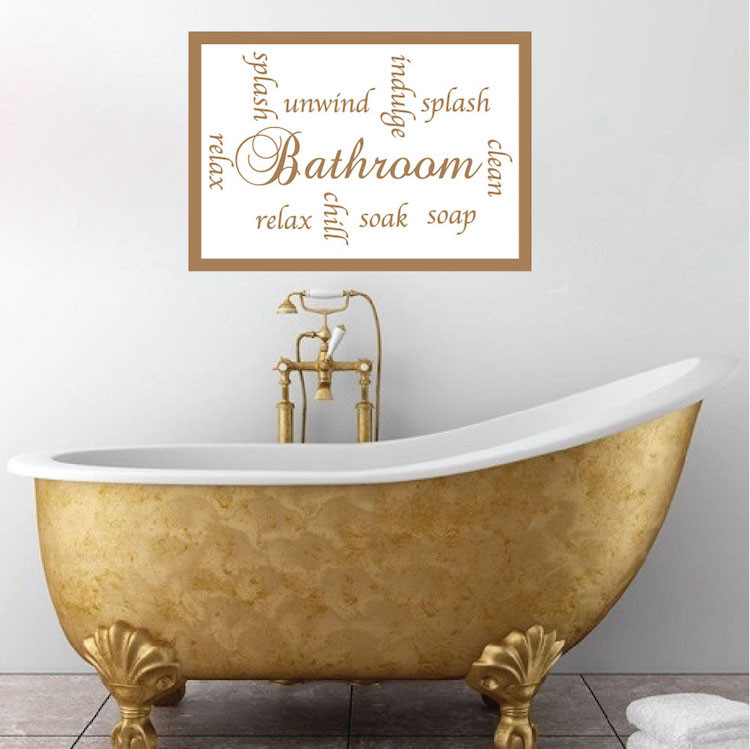 Wall Decal Bathroom
 Bathroom Sayings Decal Bathroom Wall Decal Murals