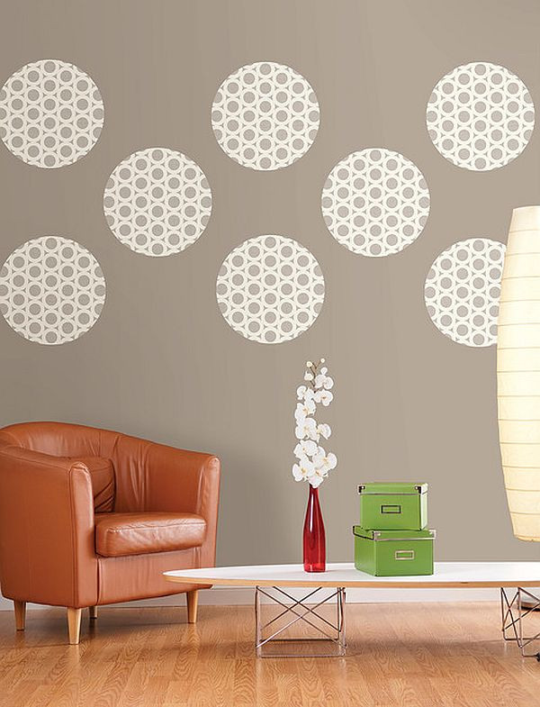 Wall Decorating Ideas DIY
 DIY Wall Dressings Polka Dot Designs that Add Sophistication