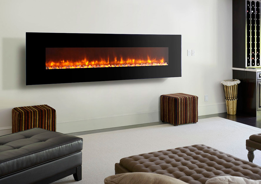 Wall Fireplace Electric
 Dynasty 94 Inch Wall Mount Electric Fireplace EF72 P