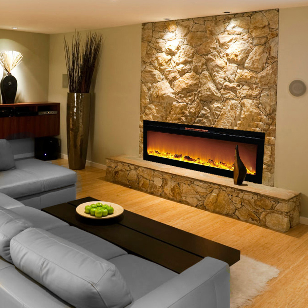 Wall Fireplace Electric
 Regal Flame 60 Astoria Wall Mounted Electric Fireplace