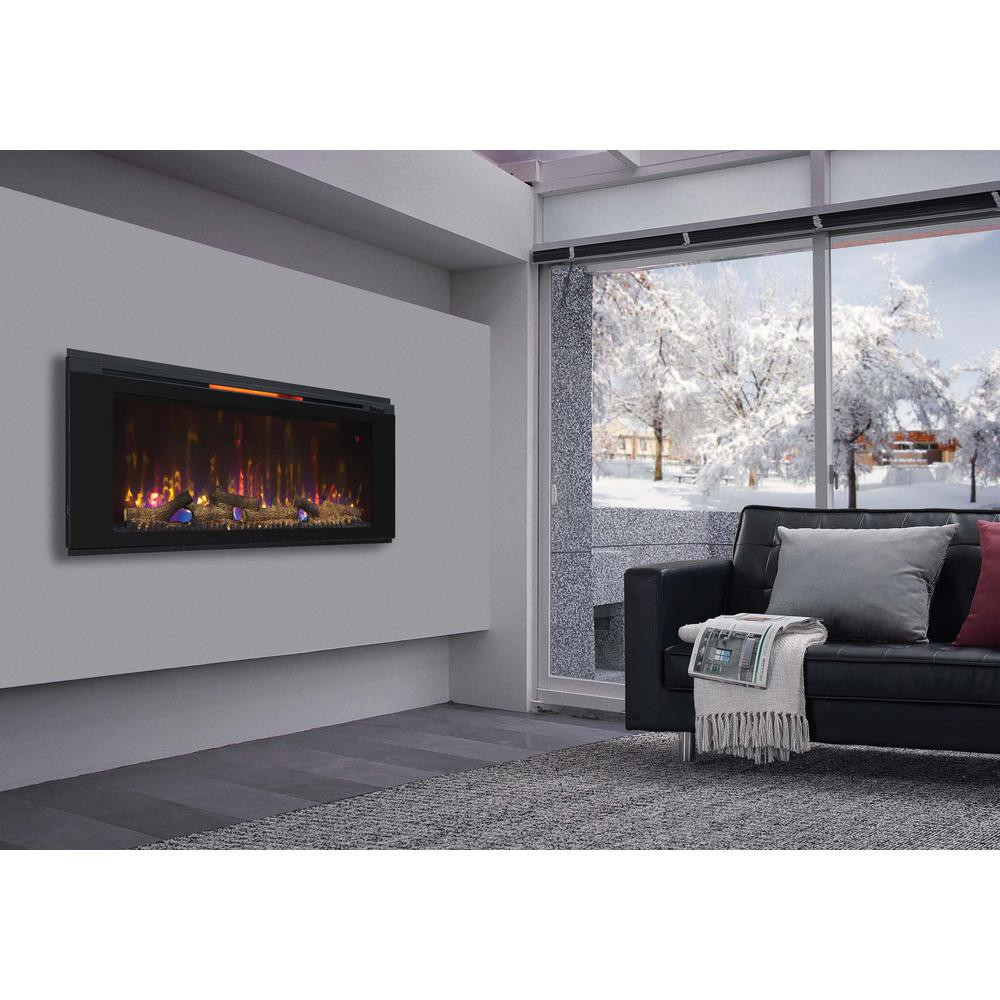 Wall Fireplace Electric
 Classic Flame Electric Fireplace Fire Place Heater Remote