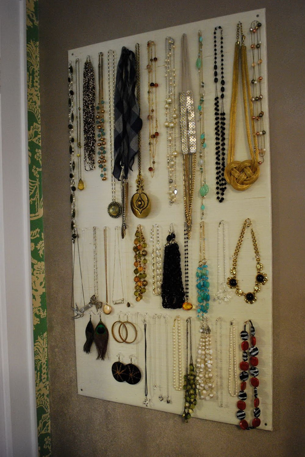 Wall Jewelry Organizer DIY
 Diy jewelry organizer wall beautifulearthja