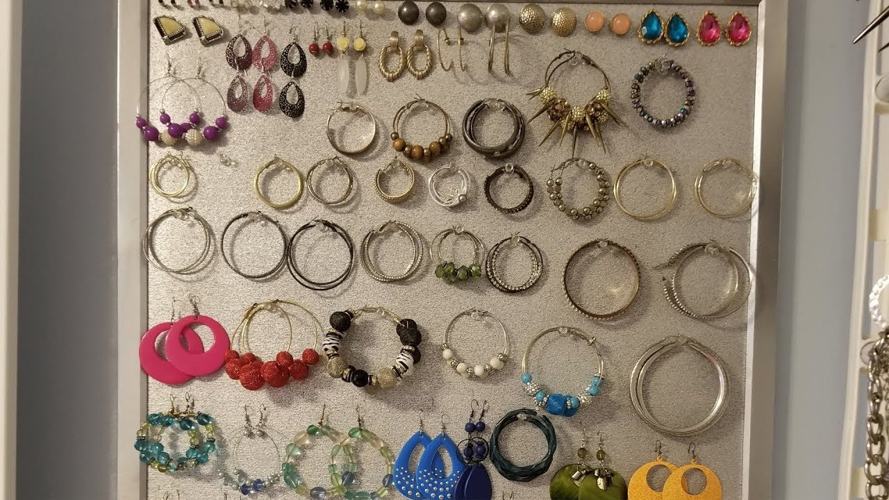 Wall Jewelry Organizer DIY
 DIY WALL JEWELRY ORGANIZER