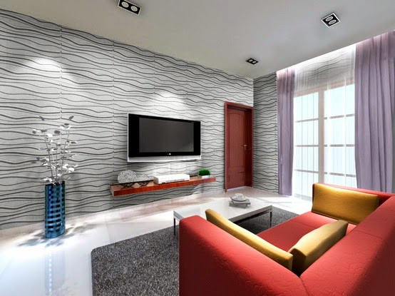 Wall Tile Living Room
 Foundation Dezin & Decor Decorative wall tiles