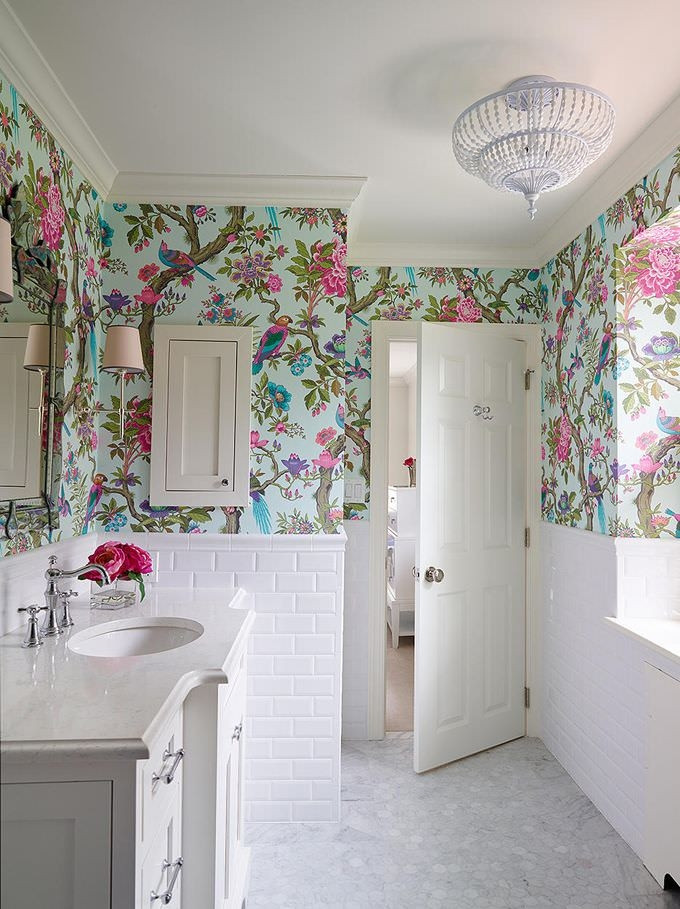 Wallpaper Bathroom Ideas
 10 Bathroom Wallpaper Designs Bathroom Designs