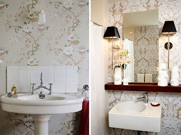 Wallpaper Bathroom Ideas
 How to add elegance to a bathroom with wallpapers