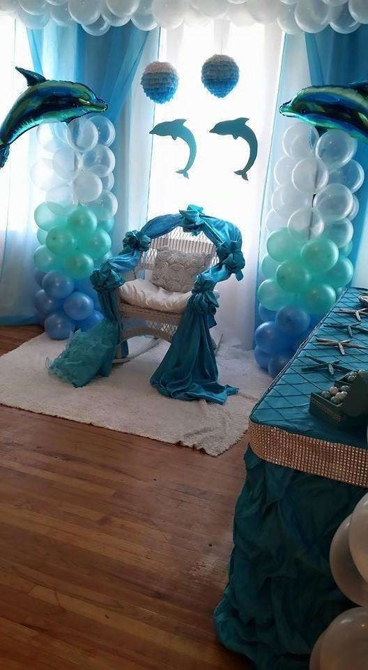 Walmart Baby Shower Party Decorations
 Baby shower decoration Just the chair idea for a mermaid