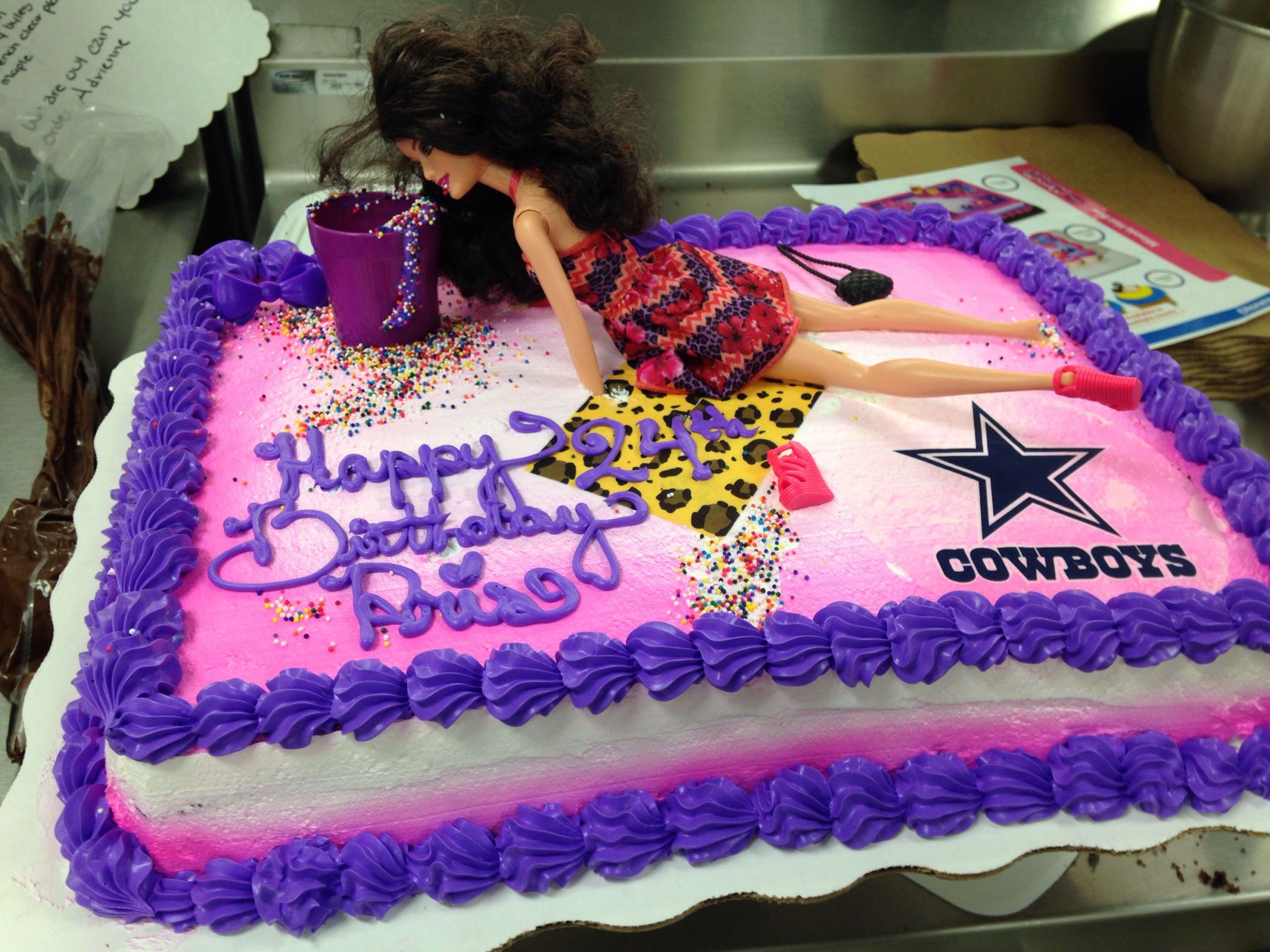 Walmart Birthday Cakes For Adults
 Drunk Barbie cake Walmart cake Walmart cake Custom