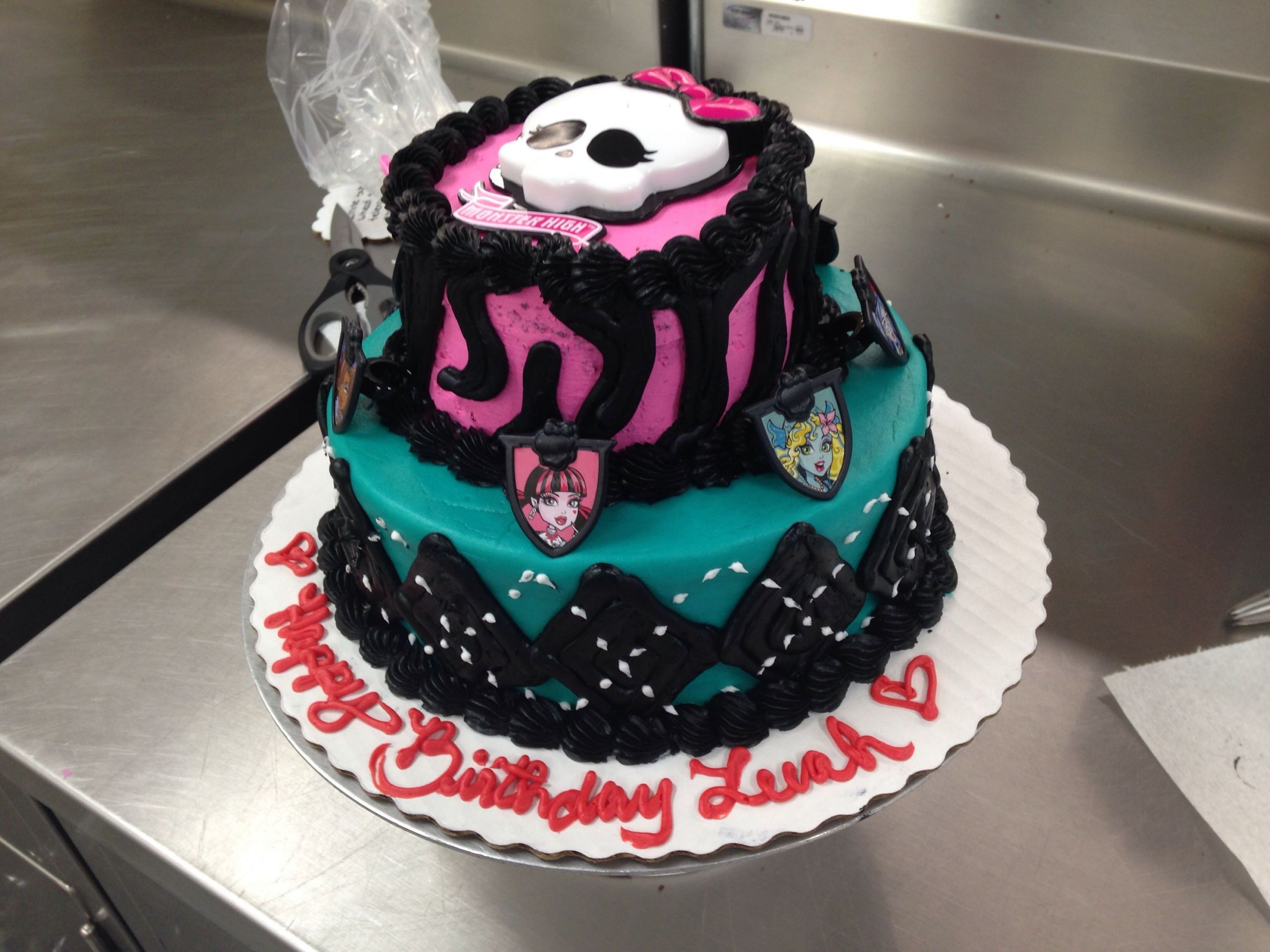 Walmart Birthday Cakes To Order
 Walmart Birthday Cake Fresh Custom order Monster High Two