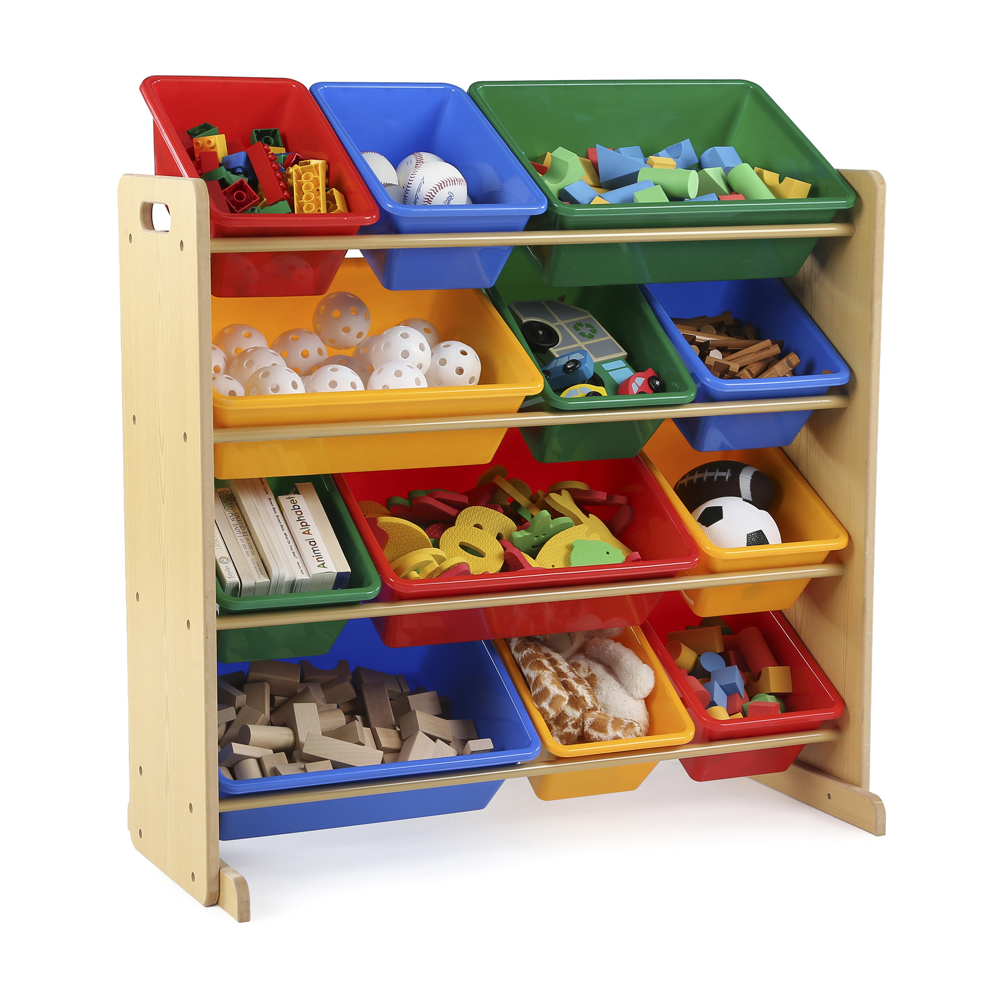 Walmart Kids Storage
 Tot Tutors Kids Toy Storage Organizer with 12 Plastic Bins