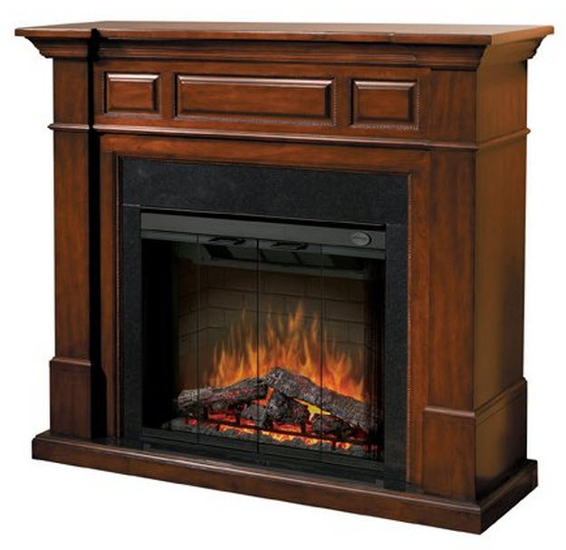 Walnut Electric Fireplace
 Electric Fireplaces from PortableFireplace