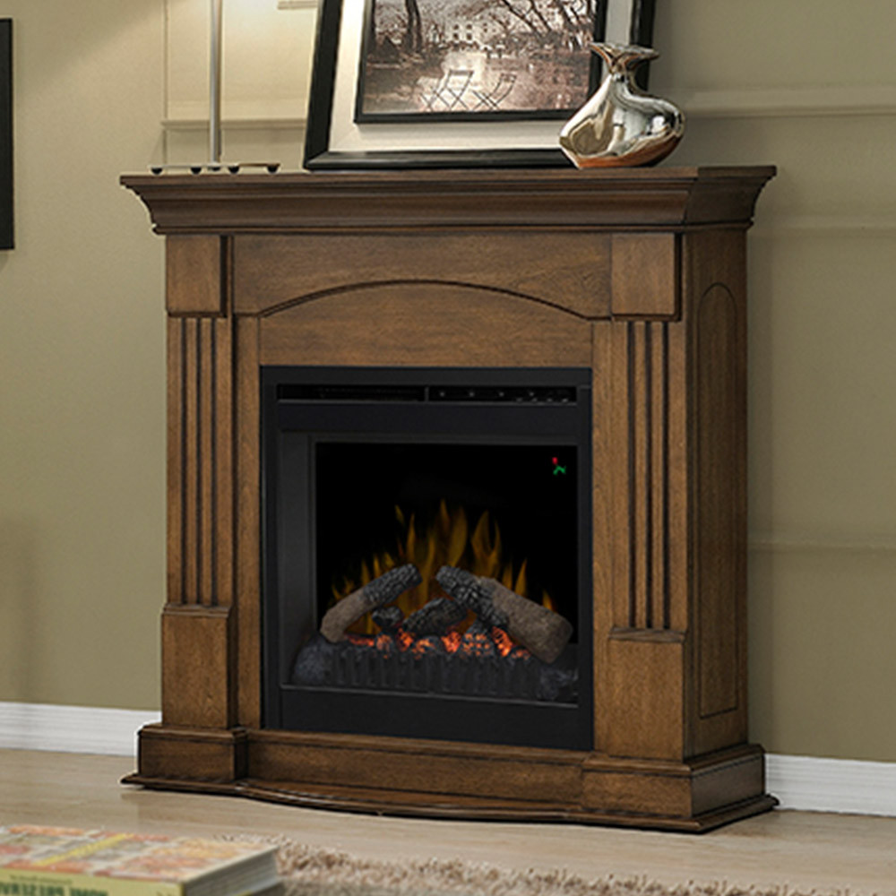 Walnut Electric Fireplace
 Hover to Zoom to Enlarge