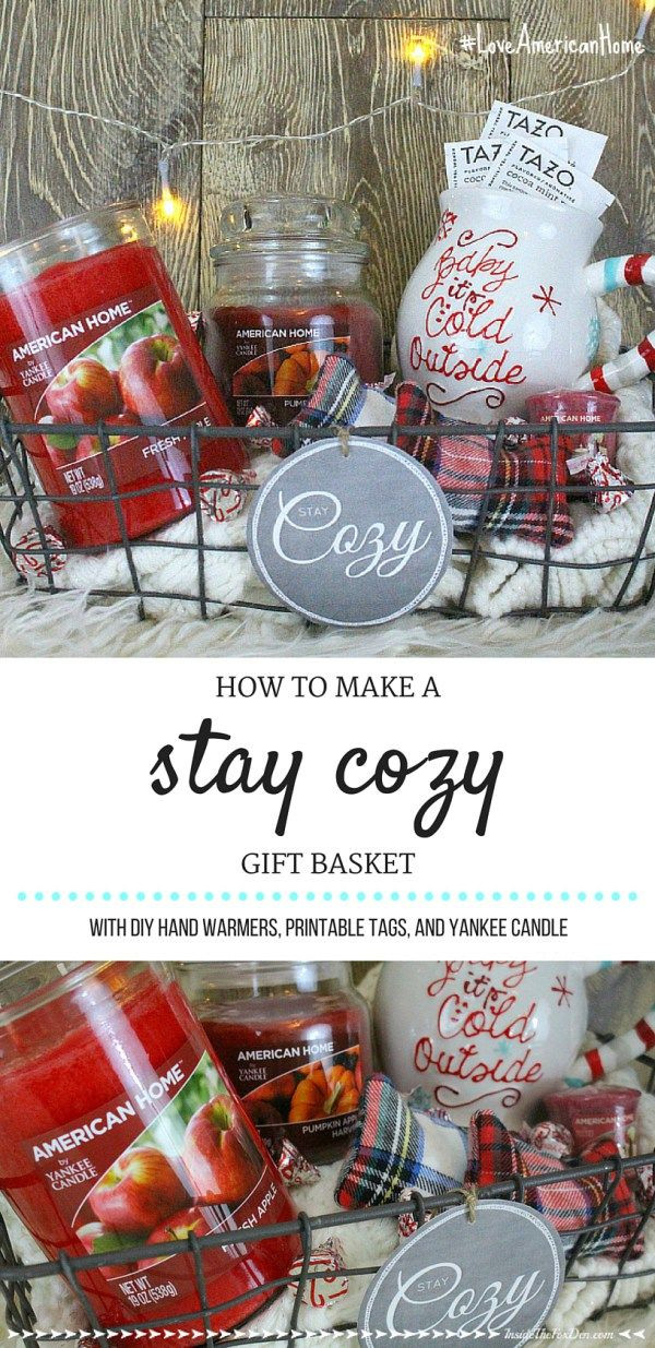 Warm And Cozy Gift Basket Ideas
 yankee candle stay cozy t basket