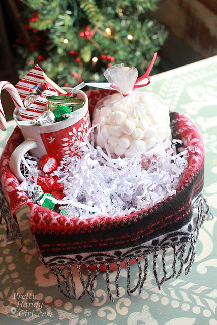 Warm And Cozy Gift Basket Ideas
 Warm & Cozy Chocolate Gift Basket DIY Gift Link Party