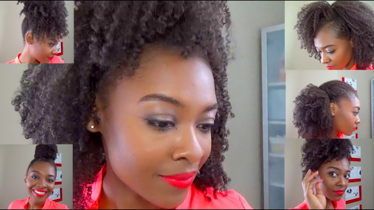 Wash And Go Hairstyles For Natural Hair
 Six Easy Hairstyles on an Old Wash & Go for Natural Hair
